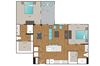 Main Street Flats 2x2 D Floor Plan Main Street Flats 2x2 D Floor Plan